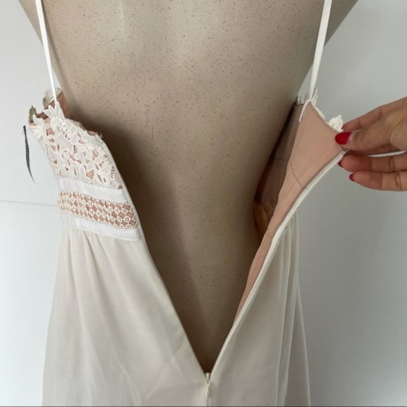 THEORY Melaena Ivory Elevate Crepe Dress NWT 8 - Picture 11 of 15